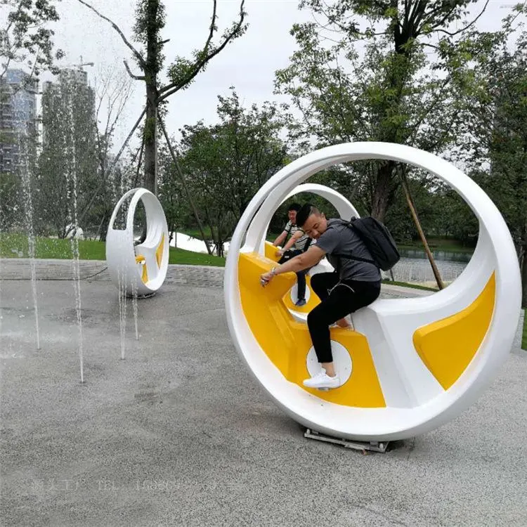 Amusement Park Fountain Equipment with LED Lighting Props