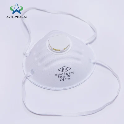 Certification/ Masque facial jetable 4 plis, respirateurs artificiels avec certificat CE