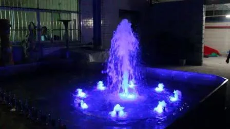 Fontaines lumineuses décoratives extérieures de lumière de preuve de l'eau de danse musicale d'acier inoxydable
